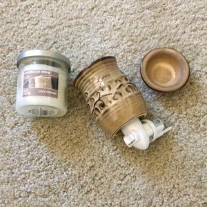 Wax warmer and yankee candle